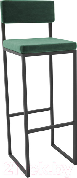 Изображение товара Стул барный Hype Mebel Голди (черный/зеленый)