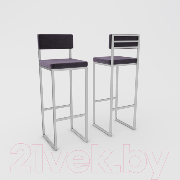 Изображение товара Стул барный Hype Mebel Голди (белый/фиолетовый)