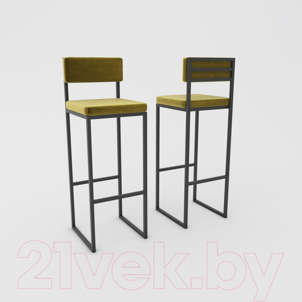 Изображение товара Стул барный Hype Mebel Голди (черный/золото)