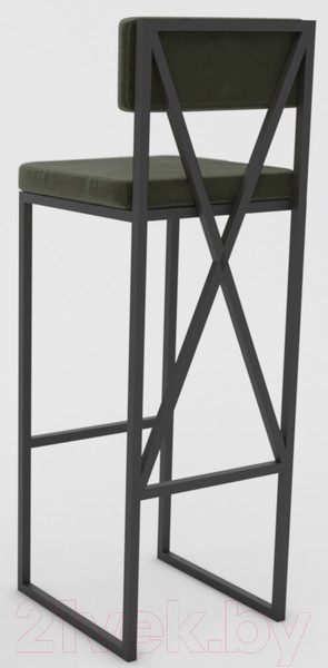 Изображение товара Стул барный Hype Mebel Грос (черный/черный)