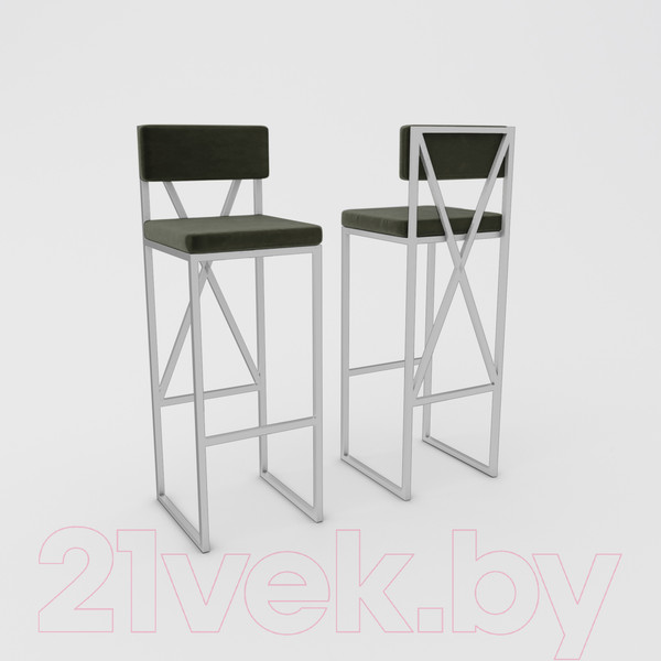 Изображение товара Стул барный Hype Mebel Грос (белый/черный)