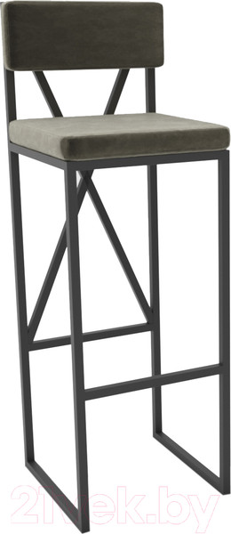 Изображение товара Стул барный Hype Mebel Грос (черный/серый)