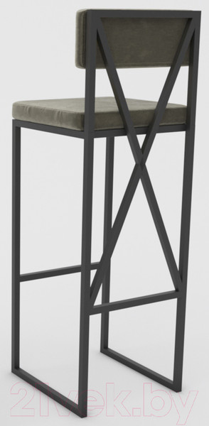 Изображение товара Стул барный Hype Mebel Грос (черный/серый)