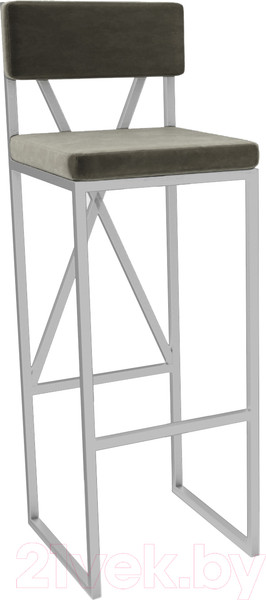 Изображение товара Стул барный Hype Mebel Грос (белый/серый)