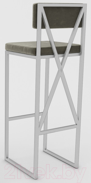 Изображение товара Стул барный Hype Mebel Грос (белый/серый)