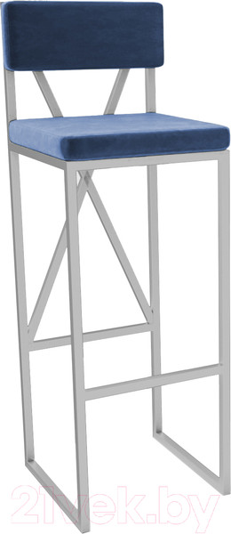 Изображение товара Стул барный Hype Mebel Грос (белый/синий)