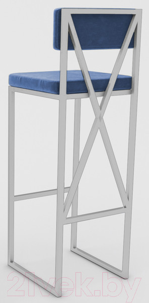 Изображение товара Стул барный Hype Mebel Грос (белый/синий)