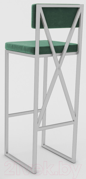 Изображение товара Стул барный Hype Mebel Грос (белый/зеленый)