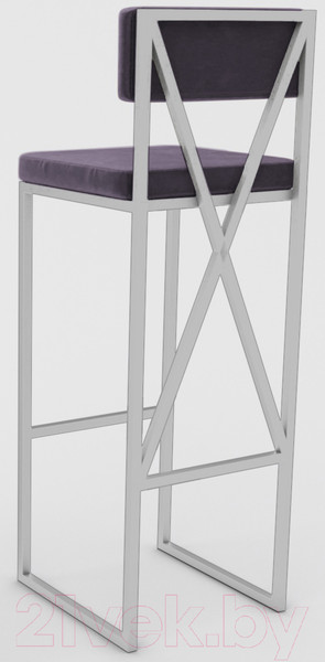 Изображение товара Стул барный Hype Mebel Грос (белый/фиолетовый)