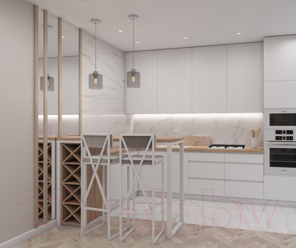 Изображение товара Стул барный Hype Mebel Грос (черный/синий)