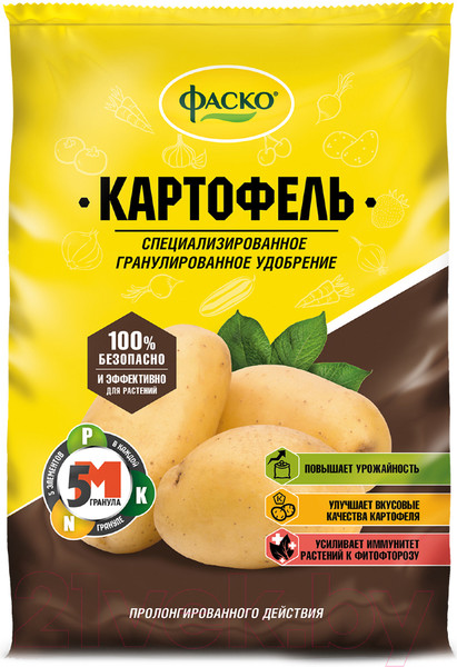 Изображение товара Удобрение Фаско 5М для картофеля (3кг)
