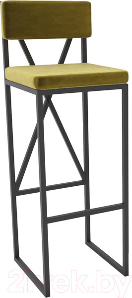 Изображение товара Стул барный Hype Mebel Грос (черный/золото)