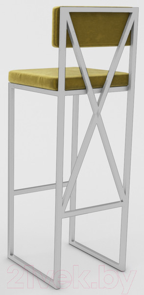 Изображение товара Стул барный Hype Mebel Грос (белый/золото)