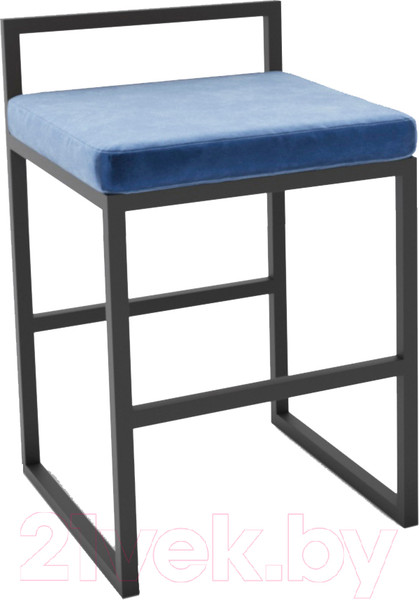 Изображение товара Стул Hype Mebel Энзо (черный/синий)