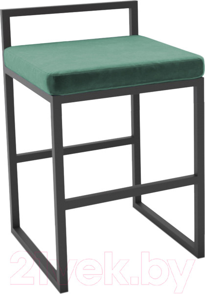 Изображение товара Стул Hype Mebel Энзо (черный/зеленый)