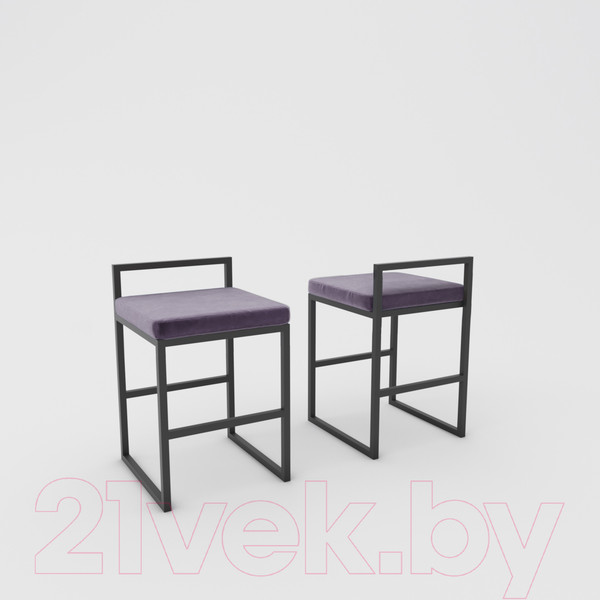 Изображение товара Стул Hype Mebel Энзо (черный/фиолетовый)