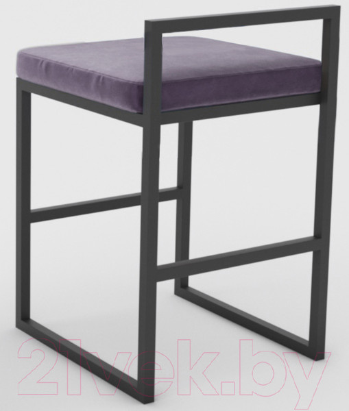 Изображение товара Стул Hype Mebel Энзо (черный/фиолетовый)