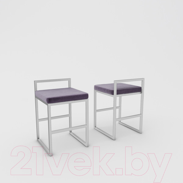 Изображение товара Стул Hype Mebel Энзо (белый/фиолетовый)