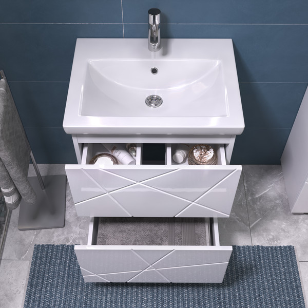 Изображение товара Тумба под умывальник Vigo Geometry 600-0-2