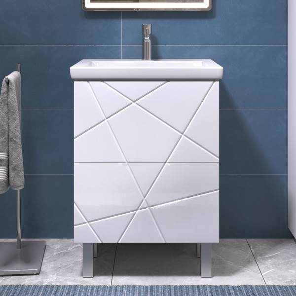 Изображение товара Тумба под умывальник Vigo Geometry 600-0-2