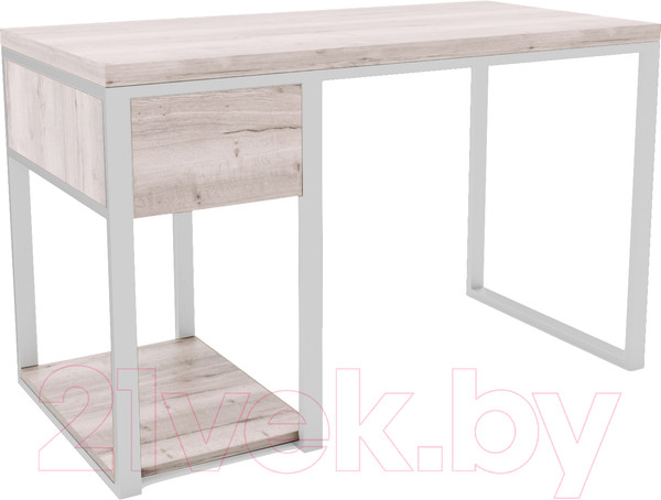 Изображение товара Письменный стол Hype Mebel Дэск 120x60 (белый/древесина белая)