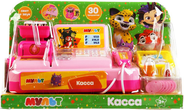 Изображение товара Касса игрушечная Играем вместе Мульт / 1901U017-R