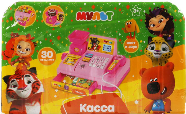 Изображение товара Касса игрушечная Играем вместе Мульт / 1901U017-R
