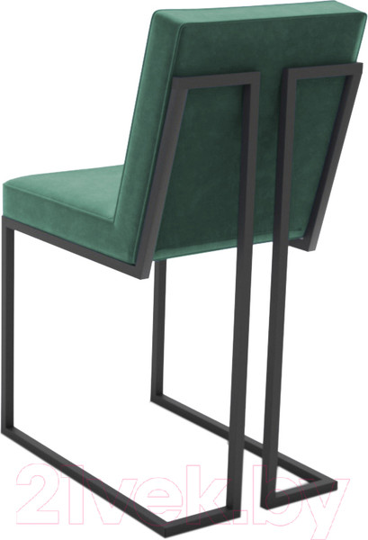 Изображение товара Стул Hype Mebel Морган (черный/зеленый)