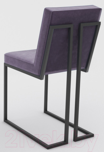 Изображение товара Стул Hype Mebel Морган (черный/фиолетовый)