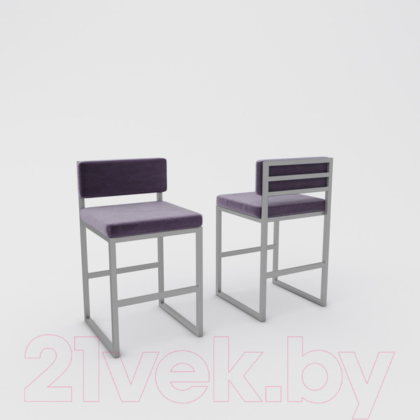 Изображение товара Стул Hype Mebel Софт (белый/фиолетовый)