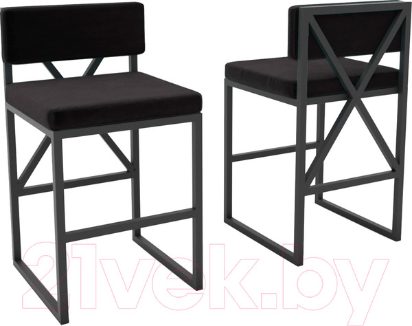 Изображение товара Стул Hype Mebel Грос (черный/черный)