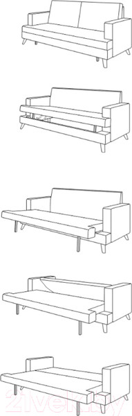 Изображение товара Диван Нижегородмебель и К Лора ТД 328