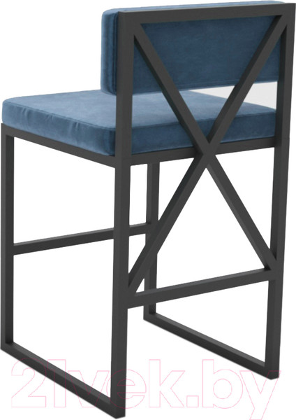 Изображение товара Стул Hype Mebel Грос (черный/синий)