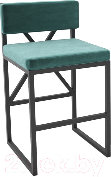 Изображение товара Стул Hype Mebel Грос (черный/зеленый)