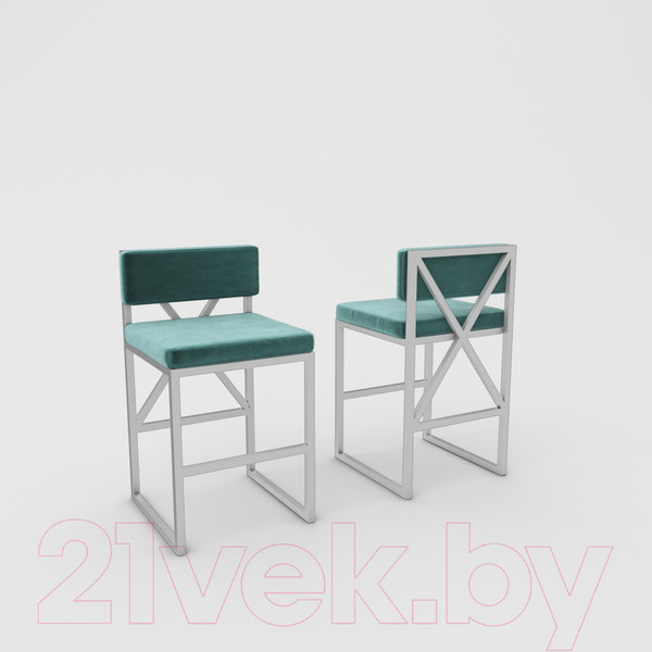 Изображение товара Стул Hype Mebel Грос (белый/зеленый)