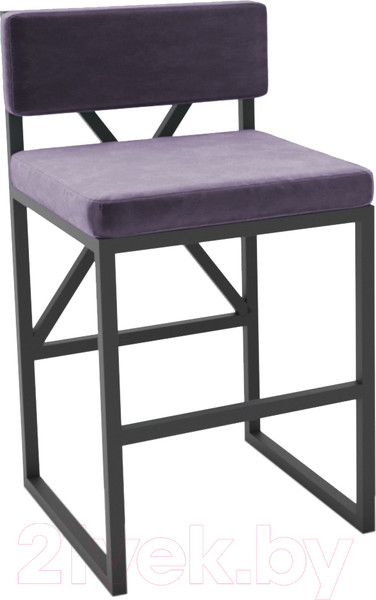 Изображение товара Стул Hype Mebel Грос (черный/фиолетовый)