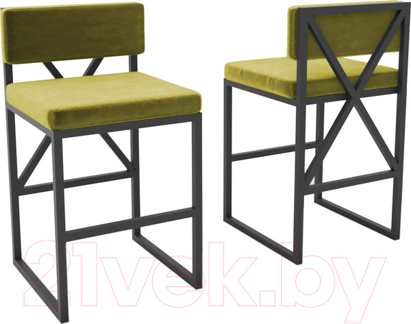 Изображение товара Стул Hype Mebel Грос (черный/золото)