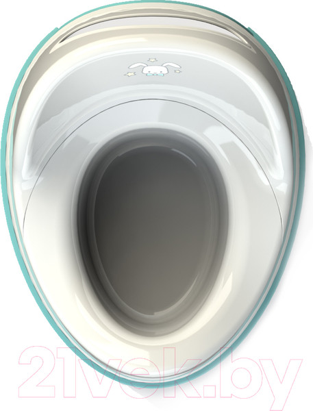 Изображение товара Детский горшок Kidwick Гигант / KW060102 (белый/бирюзовый)