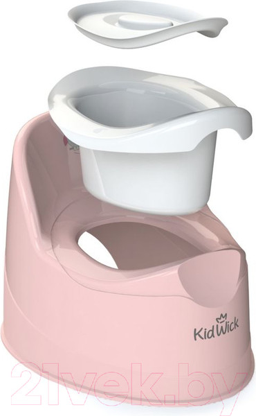 Изображение товара Детский горшок Kidwick Гранд / KW050302 (розовый/белый)