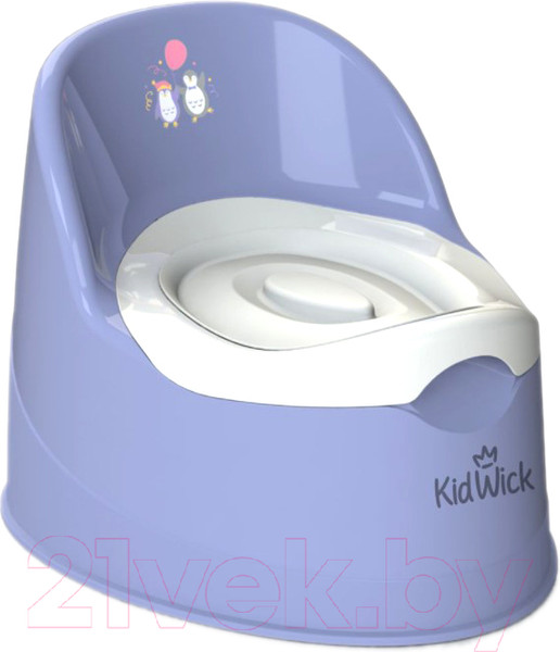 Изображение товара Детский горшок Kidwick Гранд / KW050502 (фиолетовый/белый)