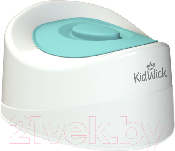 Изображение товара Детский горшок Kidwick Мини / KW010102 (белый/бирюзовый)