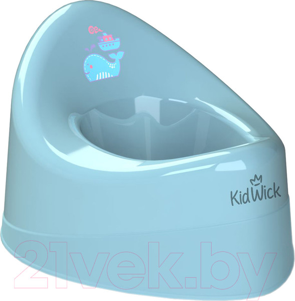 Изображение товара Детский горшок Kidwick Ракушка / KW030201 (голубой)