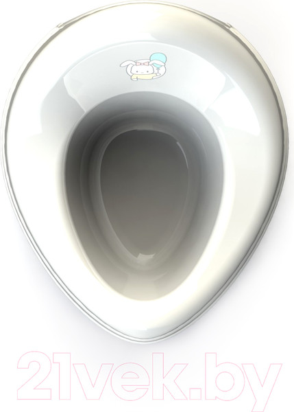 Изображение товара Детский горшок Kidwick Ракушка / KW030102 (белый/бирюзовый)
