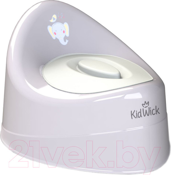 Изображение товара Детский горшок Kidwick Ракушка / KW030402 (серый/белый)