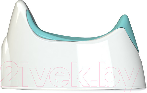 Изображение товара Детский горшок Kidwick Трио / KW090101 (белый/бирюзовый)