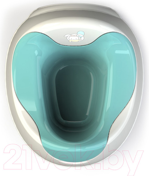 Изображение товара Детский горшок Kidwick Трио / KW090101 (белый/бирюзовый)