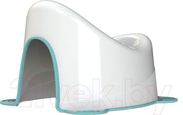 Изображение товара Детский горшок Kidwick Улитка / KW040104 (белый/бирюзовый)