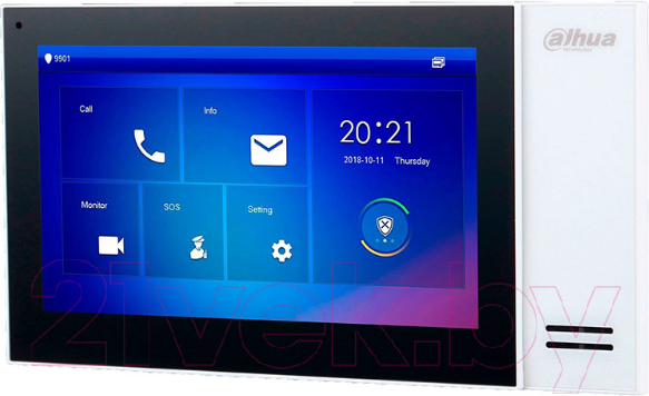 Изображение товара Монитор IP-видеодомофона Dahua DHI-VTH2421FW-P