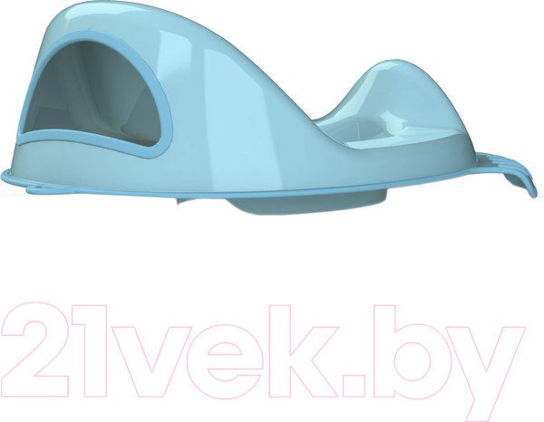 Изображение товара Детская накладка на унитаз Kidwick Флиппер / KW120200 (голубой/темно-голубой)