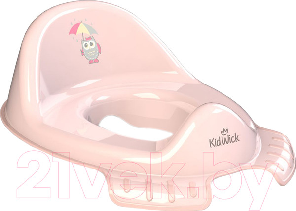 Изображение товара Детская накладка на унитаз Kidwick Флиппер / KW120300 (розовый/темно-розовый)